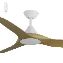 CLOUD 48"WHITE/TEAK ABS DC FAN 