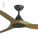 CLOUD 52"BLACK/TEAK ABS DC FAN