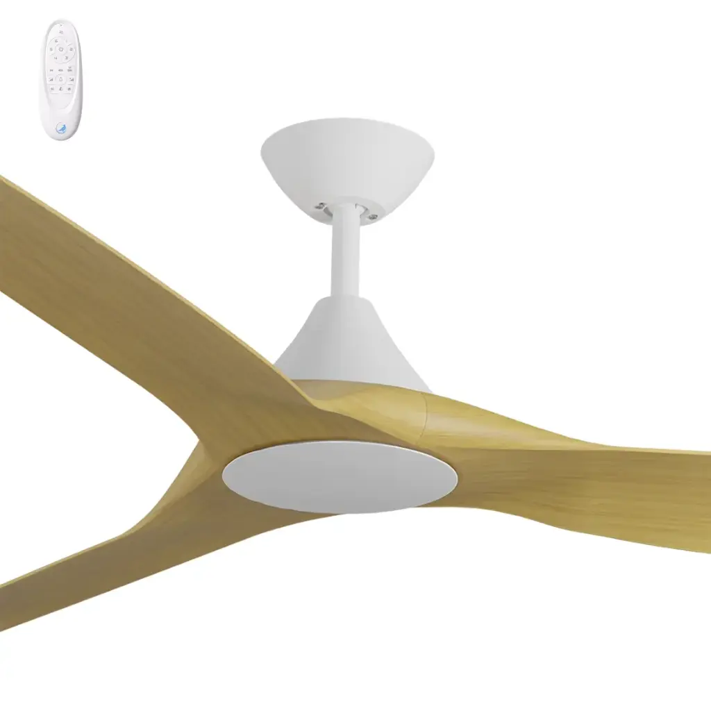 CLOUD 72"WHITE/BAMBOO ABS DC FAN