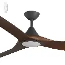CLOUD 72"BLACK/KOA ABS DC FAN & LIGHT