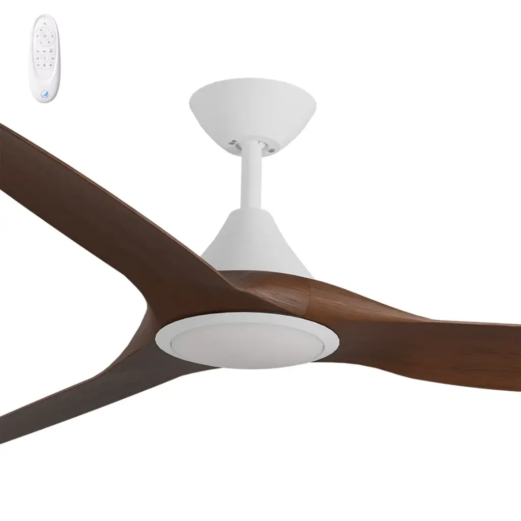 CLOUD 60"WHITE/KOA ABS DC FAN & LIGHT