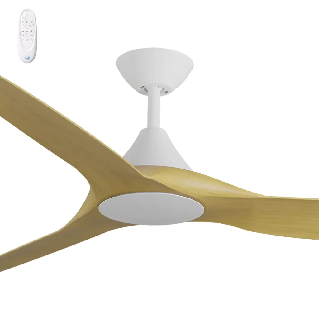CLOUD 60"WHITE/BAMBOO ABS DC FAN