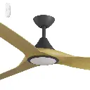 CLOUD 72"BLACK/BAMBOO ABS DC FAN & LIGHT