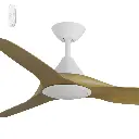 CLOUD 48"WHITE/TEAK ABS DC FAN & LIGHT