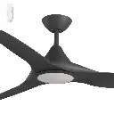 CLOUD 52"BLACK ABS DC FAN & LIGHT