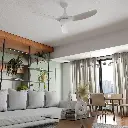 CLOUD 52"WHITE ABS DC FAN