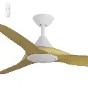 CLOUD 48"WHITE/BAMBOO ABS DC FAN & LIGHT