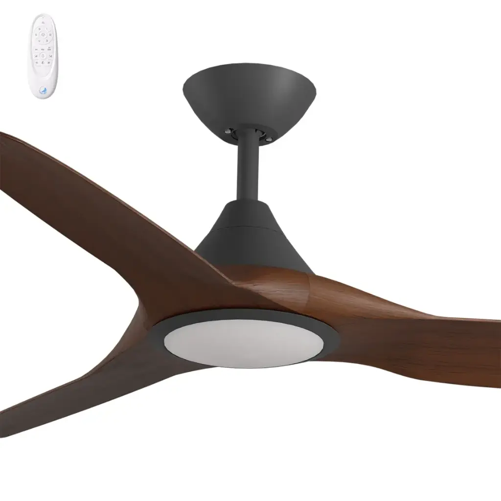 CLOUD 52"BLACK/KOA ABS DC FAN & LIGHT