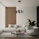 AERIS 10 LIGHT SLIMLINE FLUTED LED PENDANT