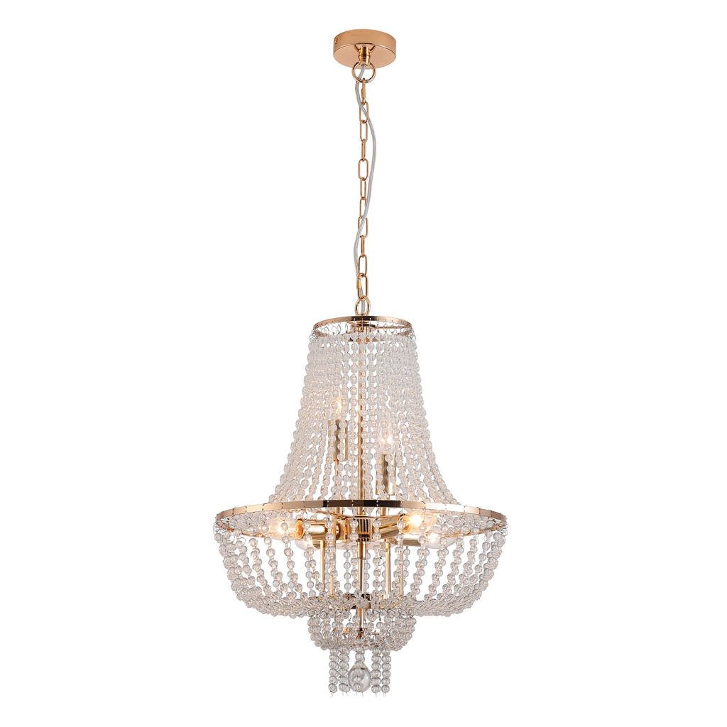 ZARI 6 LIGHT CHANDELIER