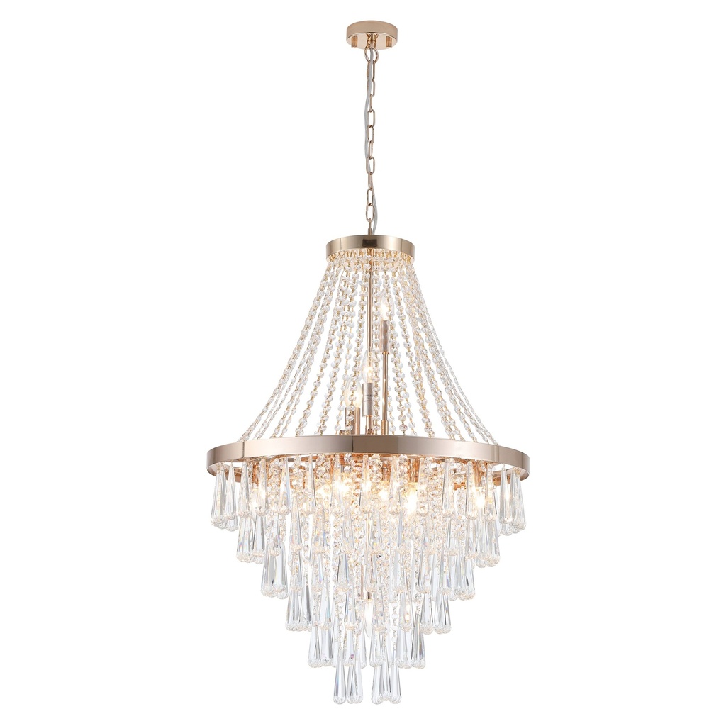 TEAR ELEGANCE CRYSTAL CHANDELIER