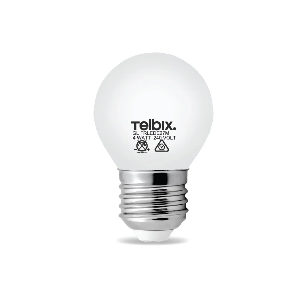 FANCY ROUND E27 3000K MILK 4W LED GLOBE