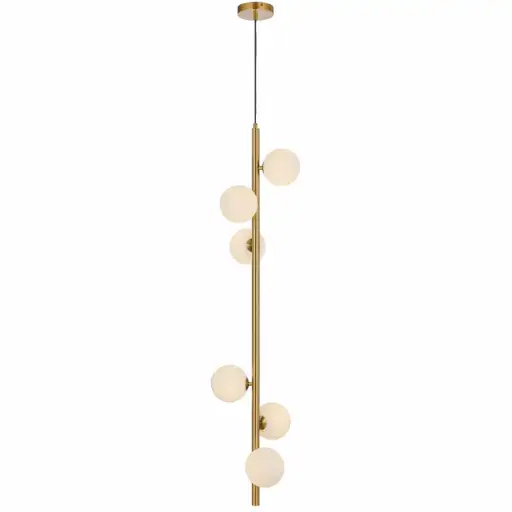 ELSON GOLD 6 LIGHT PENDANT