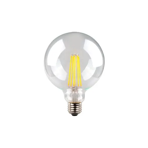 [GL F.G125.8-CL85] E27 G125 8w LED GLOBE CLEAR DIM 5000K