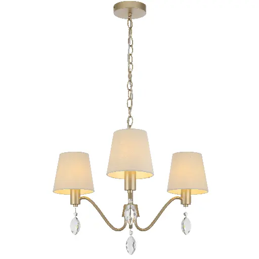 [MALVERN PE03-AS] MALVERN 3 LIGHT PENDANT