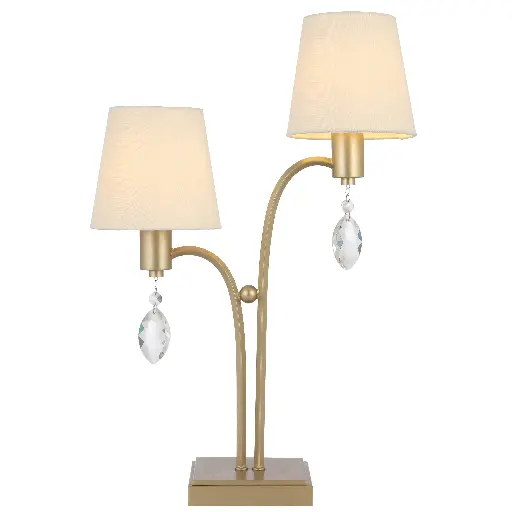 [MALVERN TL2-AS] MALVERN 2 LIGHT TABLE LAMP