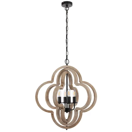 [OMAR PE4-BK] OMAR 4 LIGHT PENDANT
