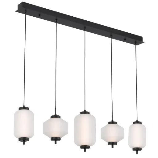 [TORSO PE5B-BK] TORSO 5 LIGHT BAR PENDANT