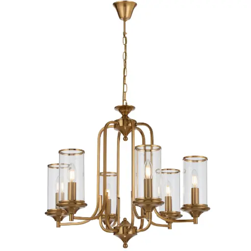 [VELDEN PE06-CP] VELDEN 6 LIGHT PENDANT