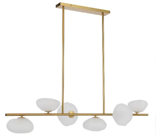 ZECCA 6 LIGHT PENDANT