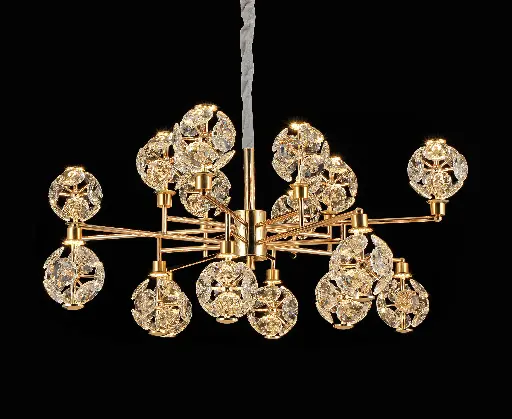 [D9010-8+8] ADRIANA 16 LIGHT PENDANT