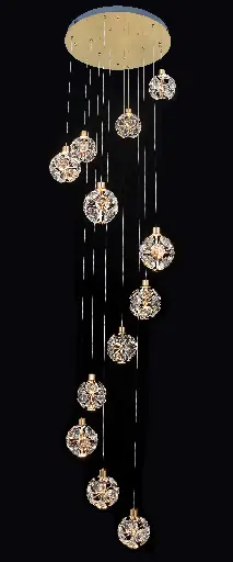 [D9088-12] ADRIANA 12 LIGHT PENDANT