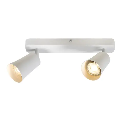 [ALVEY 2 LIGHTS SPOT BAR] ALVEY SP2B-WH