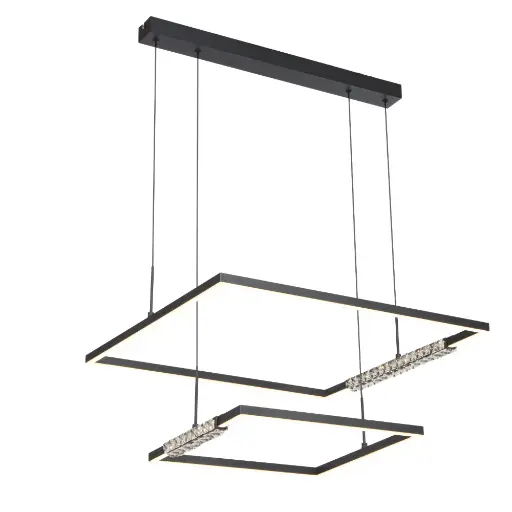 [ZAFRA PE2T-BK] ZAFRA 2 TIER PENDANT