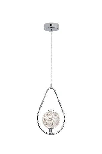 MARGOT 1 CHROME PENDANT