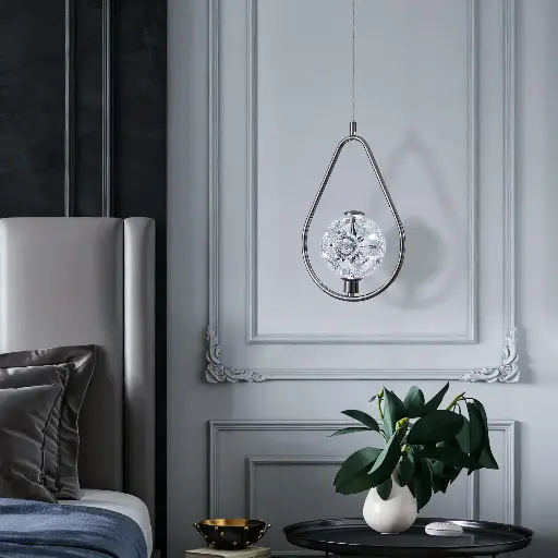 MARGOT 1 GUNMETAL PENDANT