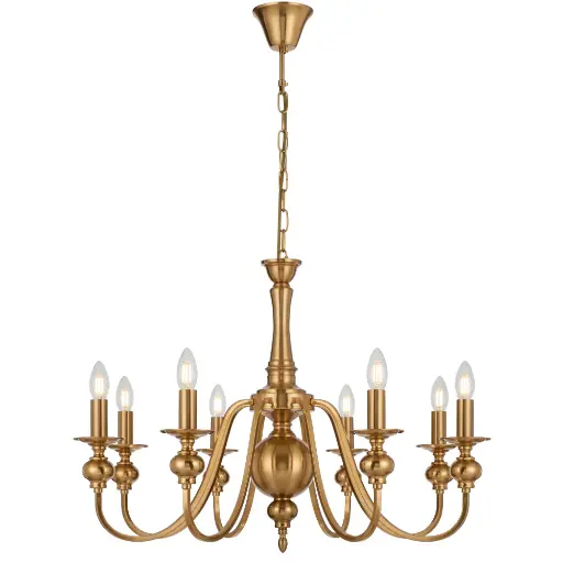 [SIEDEL PE08-CP] SIEDEL 8 LIGHT PENDANT