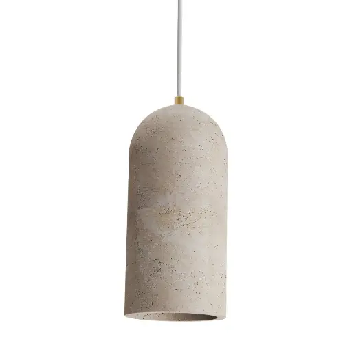 [INS-1PN-E27-TE] INSPIRE 1 LIGHT TRAVERTINE PENDANT