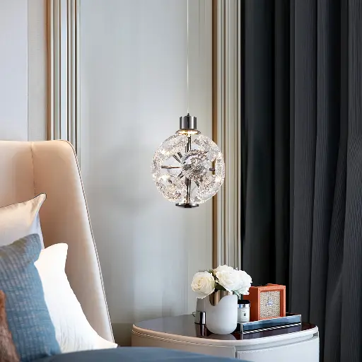 ADRIANA GUN METAL 1 LIGHT PENDANT