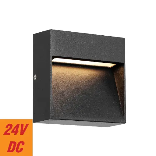 [MUSAN SQ.24-BK] MUSAN SQUARE STEP WALL LIGHT