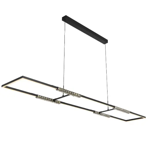 [ZAFRA PER-BK] ZAFRA RECTANGLE PENDANT