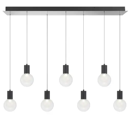 [INVAR PE7B-NKCL] INVAR 7 LIGHT BAR PENDANT