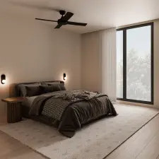 Calibo Breeze Silent Pro 52" AC Ceiling Fan with Wall Control