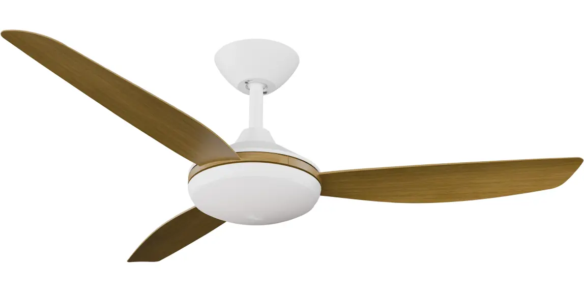 Calibo Condor 48" DC Smart Ceiling Fan with LED Light and Remote Control | Teak