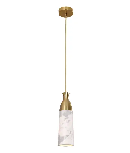 MARMOL4 1 LIGHT MARBLE PENDANT