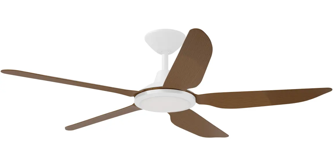 Calibo Storm 52" (1320mm) 5 Blade 18W Tricolour LED Light Indoor/Outdoor DC Ceiling Fan & Remote | Koa
