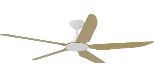 Calibo Storm 56" (1430mm) 5 Blade Indoor/Outdoor DC Ceiling Fan and Remote | Bamboo