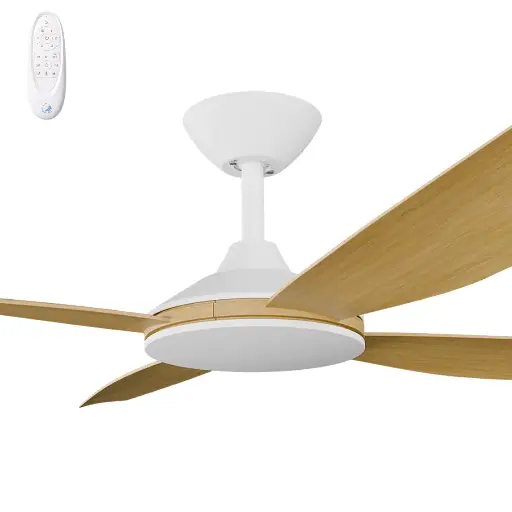 Calibo Vanga 52" DC Smart Ceiling Fan with Remote Control | Bamboo