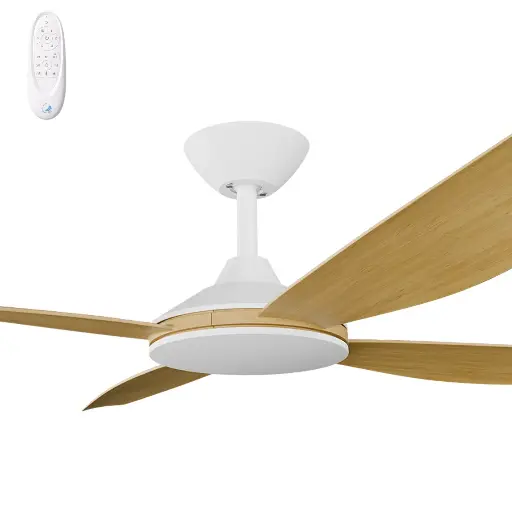 Calibo Vanga 56" DC Smart Ceiling Fan with Remote Control | Bamboo