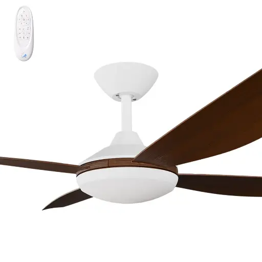 Calibo Vanga 56" DC Smart Ceiling Fan with LED Light and Remote Control | Koa