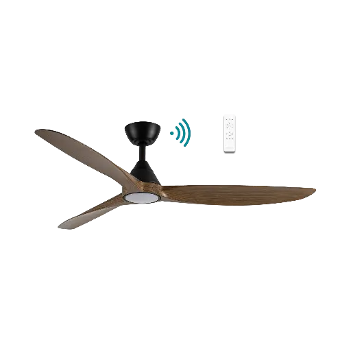 [MDCS1433MT] SEAFORTH DC 56″ SMART CEILING FAN WITH WIFI REMOTE CONTROL + LED LIGHT | TEAK
