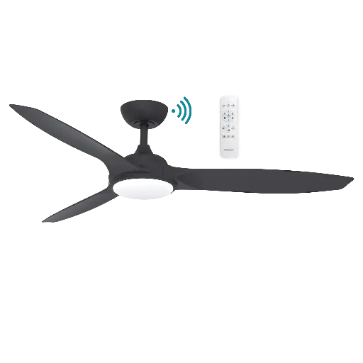 NEWPORT 56" DC SMART CEILING FAN WITH WIFI REMOTE CONTROL + LED LIGHT