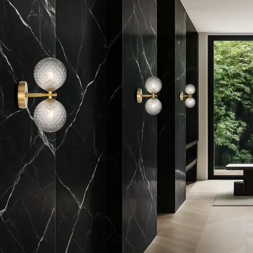 FELTON 2 LIGHT WALL LIGHT ANTIQUE GOLD