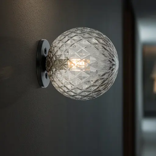 GASTON WALL LIGHT BLACK