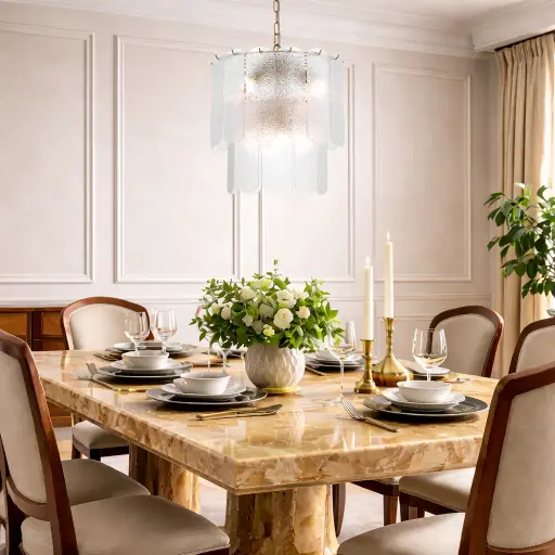 [SAMONA PE08-AGCL] SAMONA 8 LIGHT PENDANT 