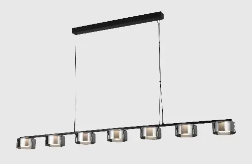 [PHL6202-7/BK] TAUPO LINEAR PENDANT